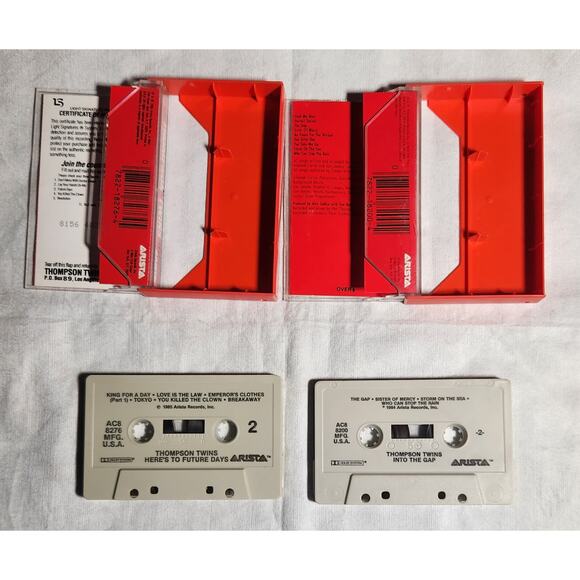 Thompson Twins Into The Gap, Here's To The Future Cassette Tested 80s Pre-owned - Picture 5 of 5